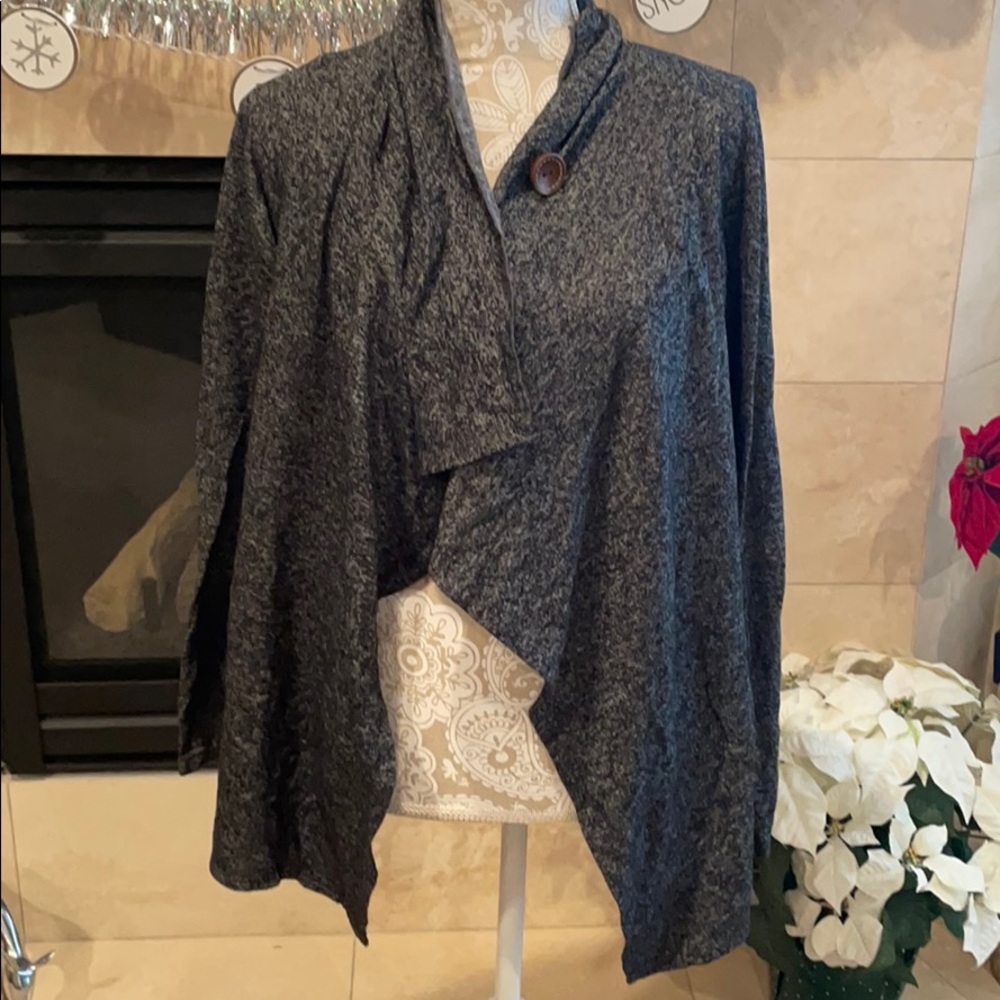 Grey/Black Cardigan